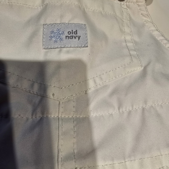 Old Navy Cream Kids Overalls - Picture 2 of 8